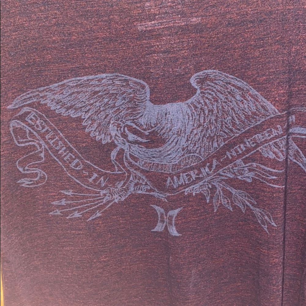 Maroon Hurley shirt - Picture 3 of 4